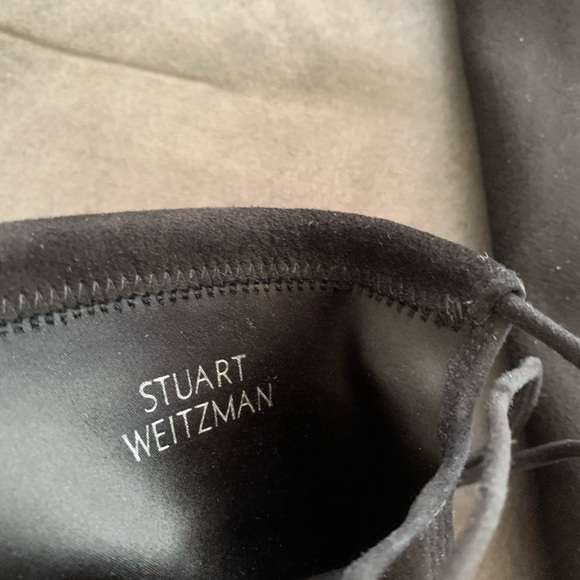 Stuart Weitzman Black Knee High Boot Heels Sz 11 - Picture 5 of 5